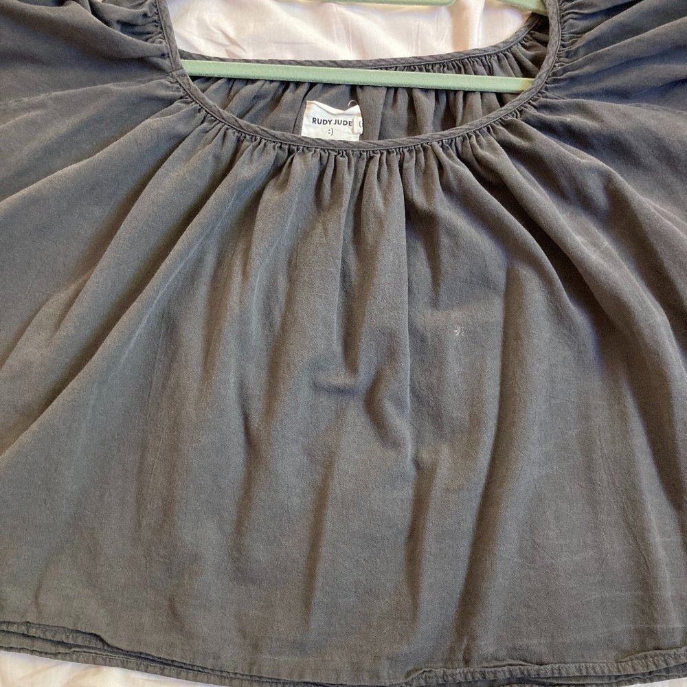 Gather Blouse in Ink Size Small - Picture 15 of 15